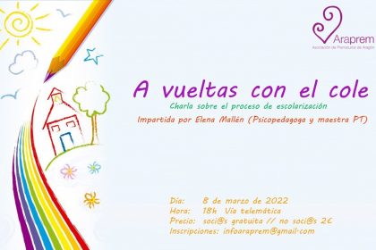 Charla de escolarización